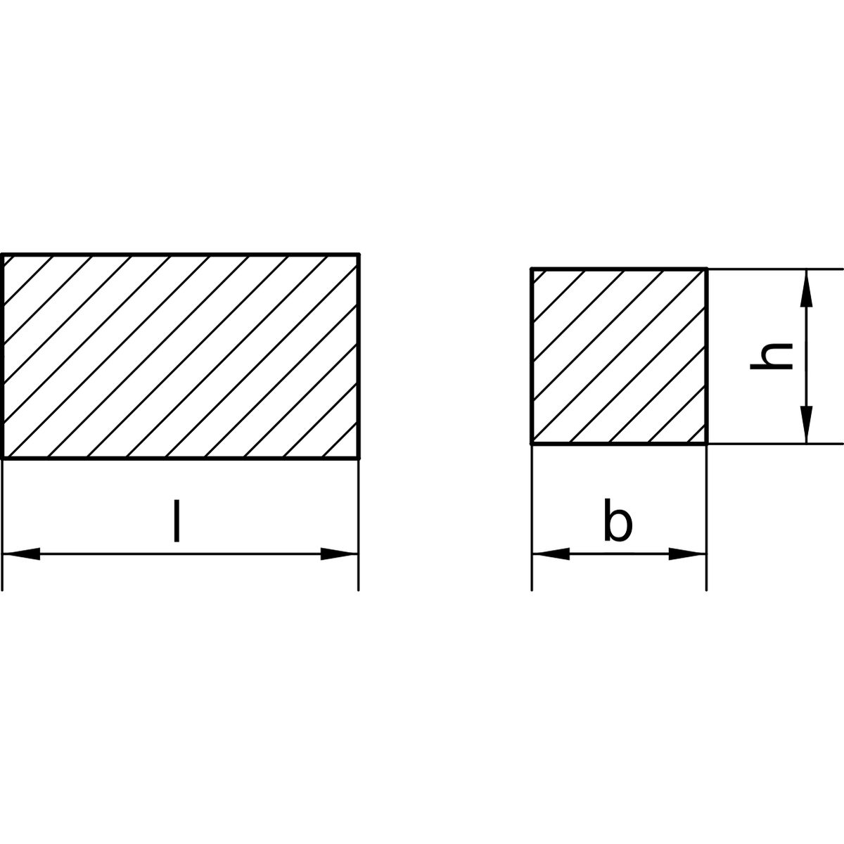 Wpusty; zawleczki, Wpusty, w odcinkach 1m DIN 6880, A4 