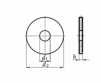 DIN 440 Podkładki poszerzane do konstrukcji drewnianych