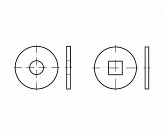 DIN 440 Podkładki poszerzane do konstrukcji drewnianych