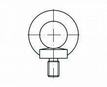 DIN 580, Śruby z uchem, ISO 3266, PN 82472