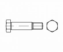 DIN 610, śruby pasowane z łbem sześciokątnym z gwintem krótkim, PN 82341