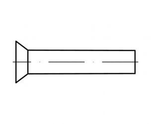 DIN_661_Nit_z_łbem_stożkowym