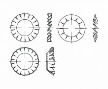 DIN 6797, Podkładki okrągłe sprężyste wewnętrzne, PN 82023