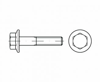 DIN 6921 Śruby z łbem sześciokątnym z kołnierzem stożkowym