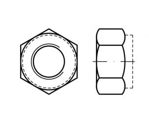 DIN_6924_Nakrętki_samohamowane_z_wkładką_niemetalową_wysokie