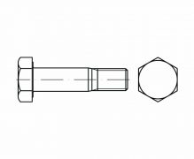 DIN 7999, śruby z łbem sześciokątnym do połączeń sprężanych HV EN 14399-8, śruby pasowane