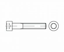 DIN 912, ISO 21269, Śruby z łbem walcowym z gniazdem sześciokątnym, śruby imbusowe, ISO 4762, PN 82302