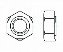 DIN 929, Nakrętki do zgrzewania sześciokątne, PN 82169