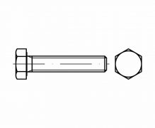 DIN 933, śruby z łbem sześciokątnym z gwintem na całej długości trzpienia, śruby z łbem sześciokątnym, ISO 4017, PN 82105
