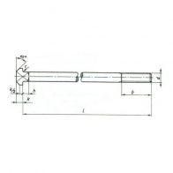 Śruby fundamentowe TYP 1 - młoteczkowe rodzaj P - podsadzane