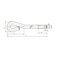 Śruby fundamentowe TYP 2 - fajkowe rodzaj Z - zamknięte
