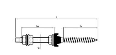 Śruba dwugwintowa 6923 Epdm