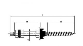 Śruba dwugwintowa DIN 125 DIN 9021 DIN 934