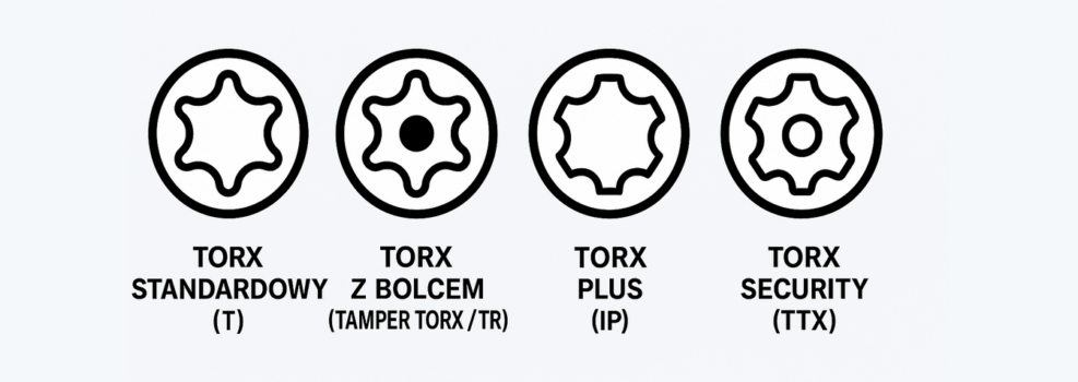 torx rodzaje3