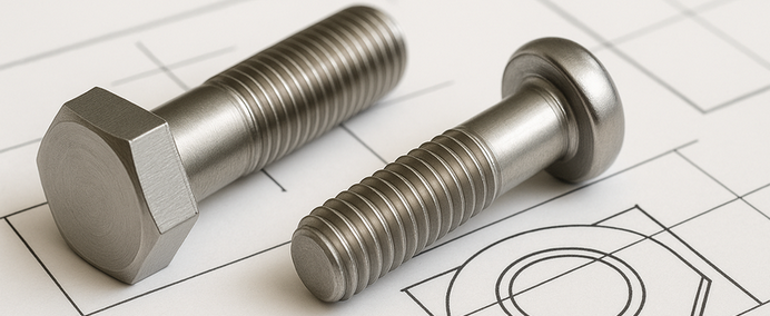 wykonanie śrub wg projektu, na rysunek